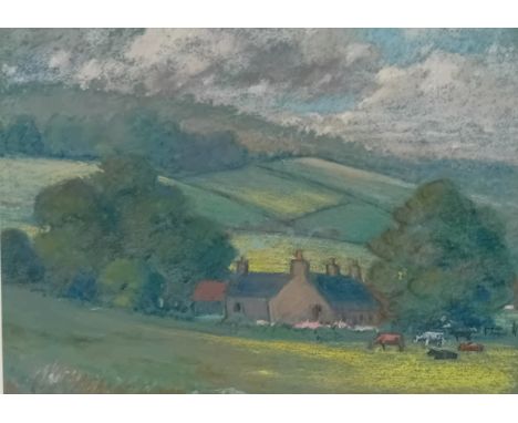 Frederick William George (1889-1971)Original Pastel Landscape[Frame 41x50cm]