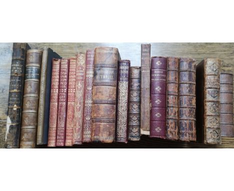 Collection of Vintage Leather Bound Publications, to include Pompeii and Herculaneum by Adams W. H. London. Horae Subsecivae 