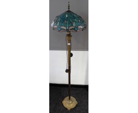 Tiffany style dragon design standard lamp [Approx 163cm]