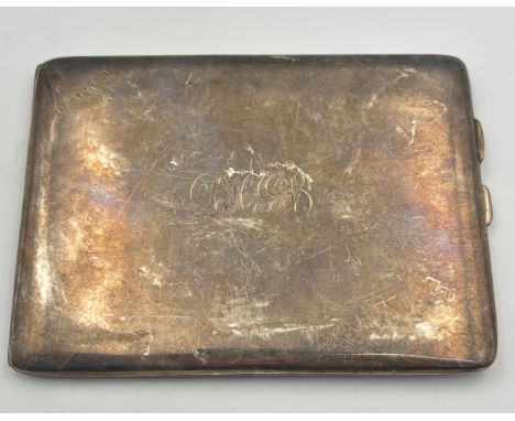 Silver cigarette case, Horton & Allday, Birmingham 1927Weight - 126.13g