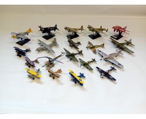 Collection of Model Aircraft jets, Triplanes, Fighter Jets to include Corgi and Diecast.