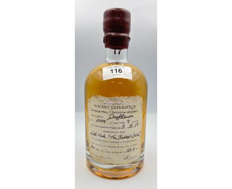 Single Malt Whiskey Distilled Dufftown 2009.