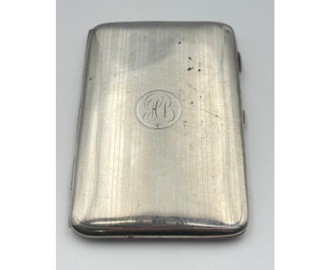 Silver cigarette case , A & J Zimmerman Ltd, Birmingham 1919Weight - 166.94g