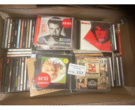 Records : Box of 140+ CDs good lot with good names Dylan, Denny, R. Stones, V. Morrison etc