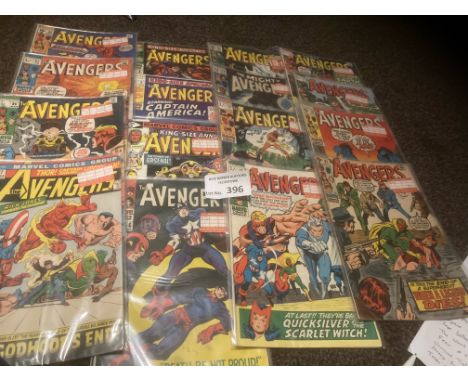 Comics : Marvel - The Avengers Vintage issues King Size 2,3,9 - normal 56,61,62,72,75,76,77,78,81,82,85,86,97 (1960s/70s (16 