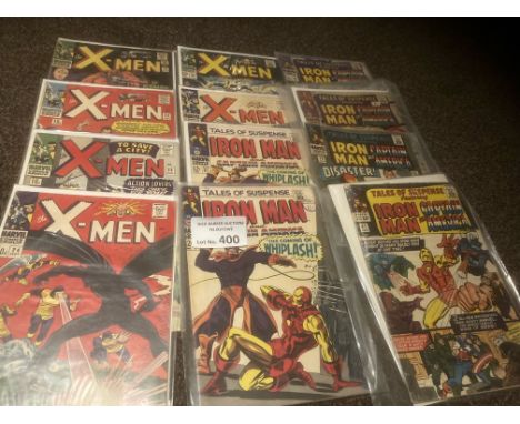 Comics : Marvel - Collectable vintage 1960s/70s issues inc X-Men, Iron Man, Strange Tales, Doctor Strange - great conditions 