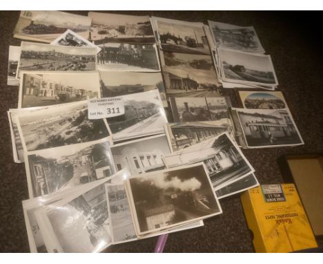 Postcards : Railways/Trspt - Middle East etc inc Malta, Syria, Iraq, Jordan etc 100+ cards/postcards/RPs - vintage lot