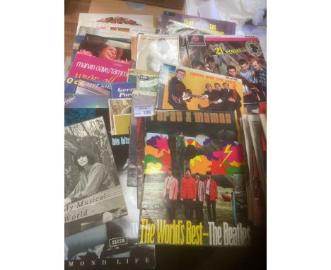 Records : Case of albums inc Proby, Beatles, Rolling Stones etc - mixed lot (46)