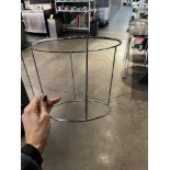 Lot de 11 supports assiettes / cabarets acier inox