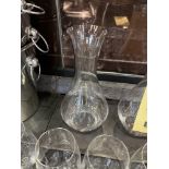 Lot de 4 pichets eau vitre