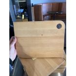 Lot de 8 planches fromage de presentation, bois 13 " x 10"