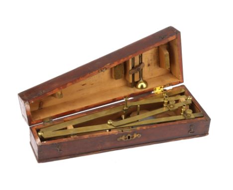 A Georgian Small 14" Pantograph, W &amp; S Jones English, c.1800, signed in script along the arm 'W &amp; S Jones 30 Holbn Lo
