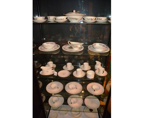 A Royal Doulton 'Morning Star' china tea and dinner service (47), together with assorted Indian tree pattern dinnerware (a lo