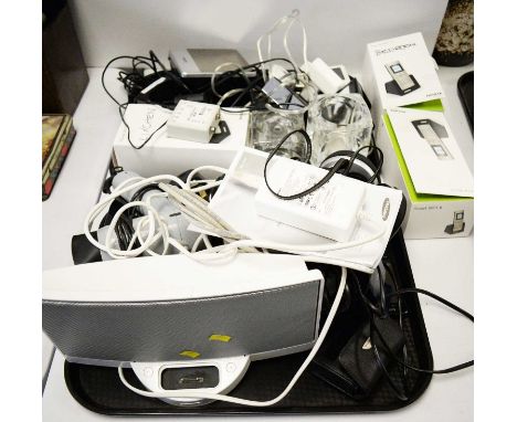 Selection of electrical items: including Canon Digital Ixus 800 IS camera in case, Samsung mobile phone, Apple iPod, Philips 
