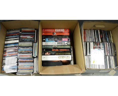 Mixed selection of CDs, artists to include: Spice Girls, Eagles, Bob Dylan and others; also including a selection of books, p