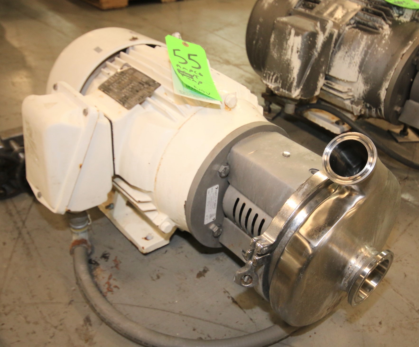 Ampco 15 HP Centrifugal Pump, Model C328WDG25T-S, SN CC-78736-1-1, with ...