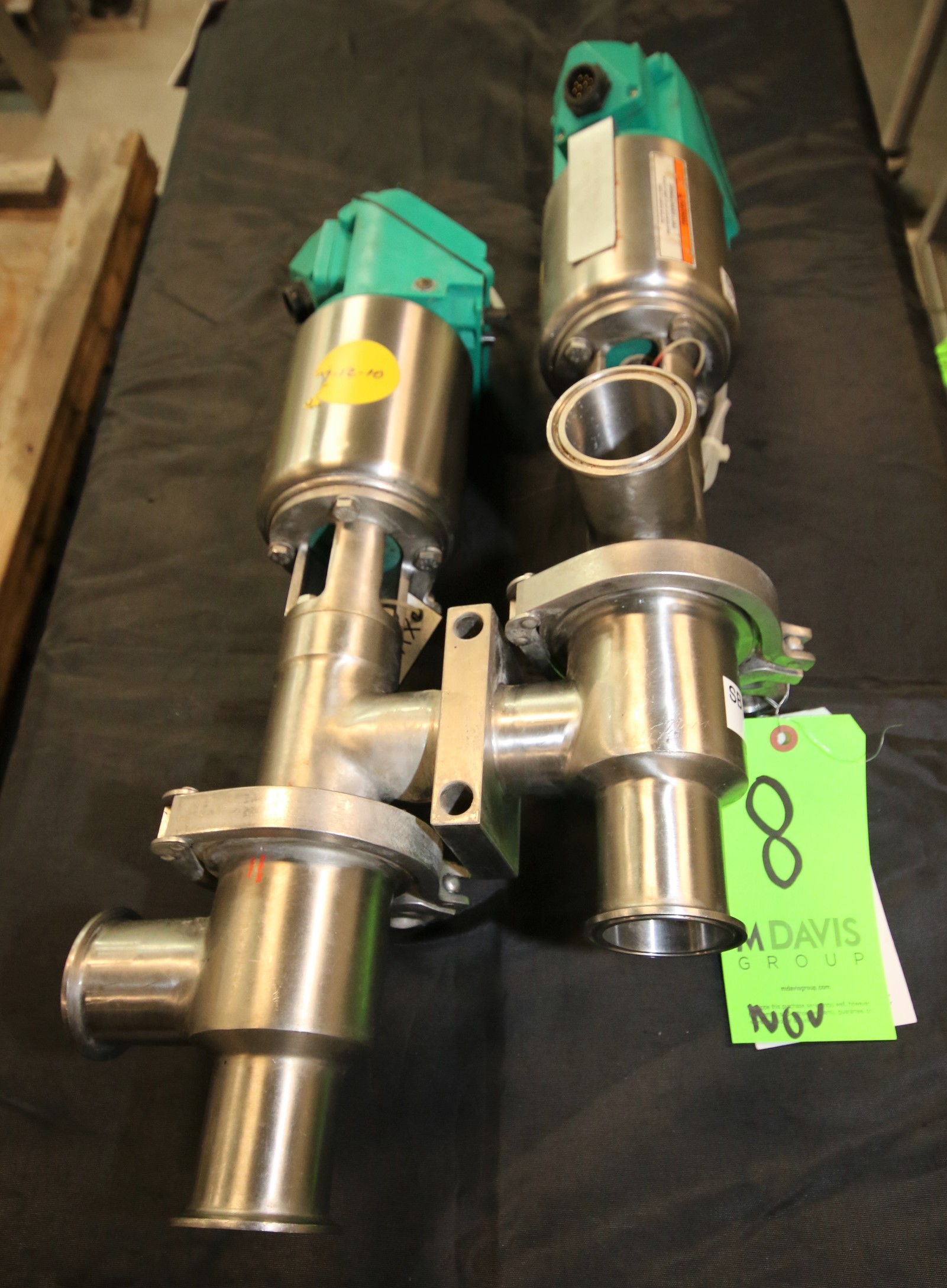 Tri Clover 2" Flow Diversion Valve Set, Model 762100M2316L365, SN