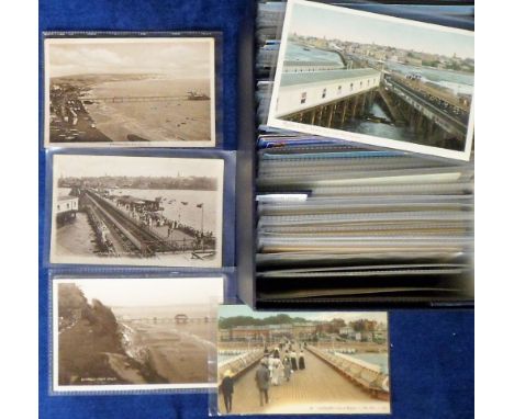 Postcards, Piers, Hampshire, Isle of Wight, a collection of approx 250 cards, all showing images from Piers on the Isle of Wi