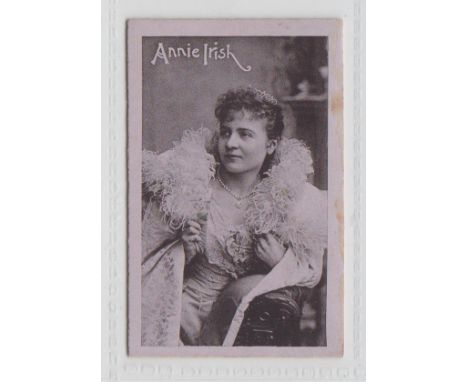 Cigarette card, Gallaher, Stage &amp; Variety Celebrities, type card, Annie Irish (very slight mark to front edge o/w vg) (1)