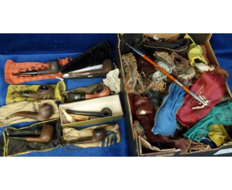Collectables, 50 + vintage pipes mainly from the 1960's plus membership cards from the Pipe Club of Great Britain Ltd (50+).