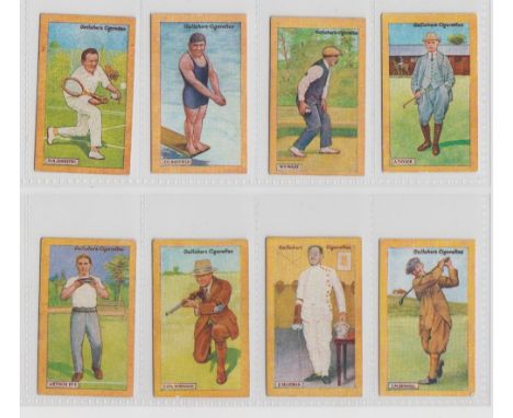 Cigarette cards, 2 sets, Gallaher, British Champions of 1923 (75 cards, mostly gd) &amp; Major Drapkin, The Game of Sporting 