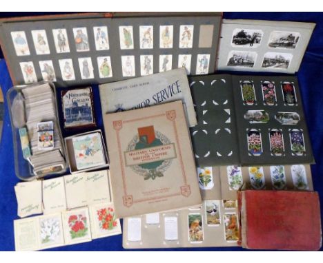 Cigarette Cards and Other Collectables, a quantity of cigarette cards in vintage albums and loose, wide range of manufacturer