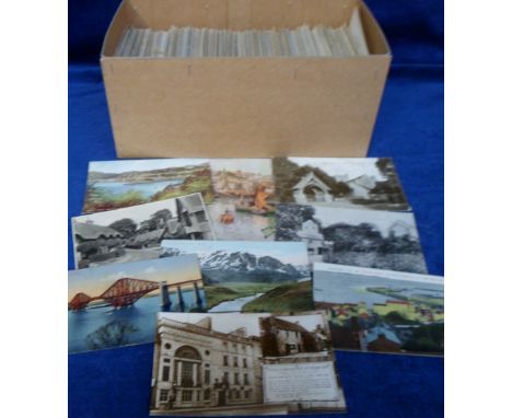 Postcards, UK Topographical, inc. Scotland, coastal, buildings, scenes etc, mainly vintage, some RP's but mostly printed (gen