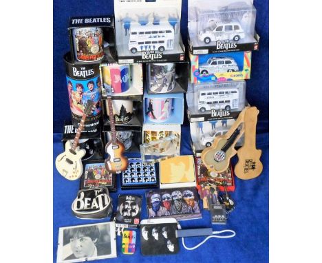 Music Memorabilia, The Beatles, a large collection of Beatle's novelties , mostly modern era, inc. corgi album cover die- cas