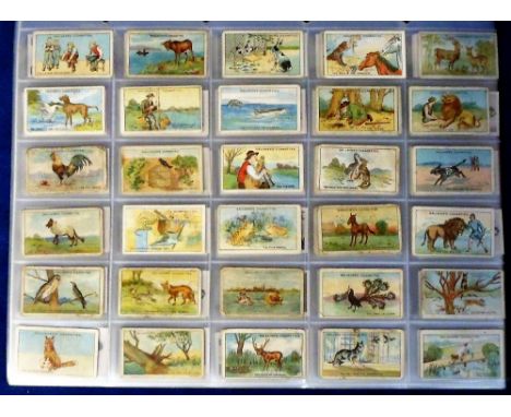 Cigarette cards etc, three large modern albums, 25 cards per page, containing a collection of cards, standard &amp; 'L' size,