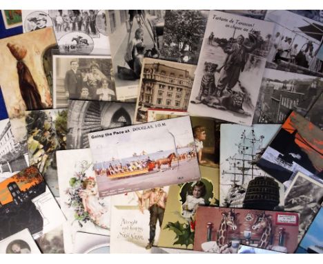 Postcards, a mixed subject and topographical selection of approx 110 cards inc. Aborigines from Papua New Guinea (2), Ellam B