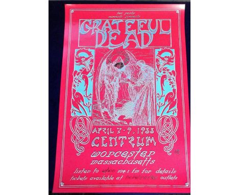 Music Memorabilia, 5 original Grateful Dead posters, Grateful Dead 1995 Summer tour poster, 3 x Grateful Dead 1995 'Fall' tou