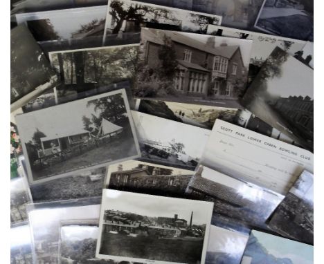 Postcards, a good selection of approx 60 pre-war cards, mainly RP's of Northern England inc. The Schools Caton, Clayton-Le-Wo