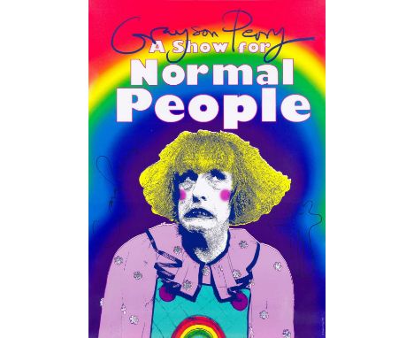 Sir Grayson Perry CBE, RA Hon, FRIBA (b.1960)"Normal People"Signed, with Alan Measles doodle, lithographic poster, 59.5cm by 