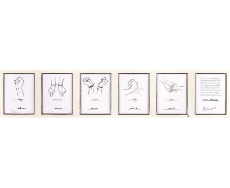 Nelson Rolihlahla Mandela (1918-2013) South African "The Struggle Series" A set of six lithographs to include "Struggle", "Im