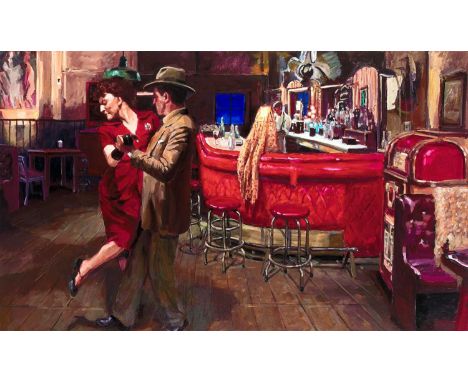 Bob Dylan (b.1941) American"Tango Dancers" (2023)Signed and numbered 288/295, giclee print from "Deep Focus", 74cm by 111cmSo