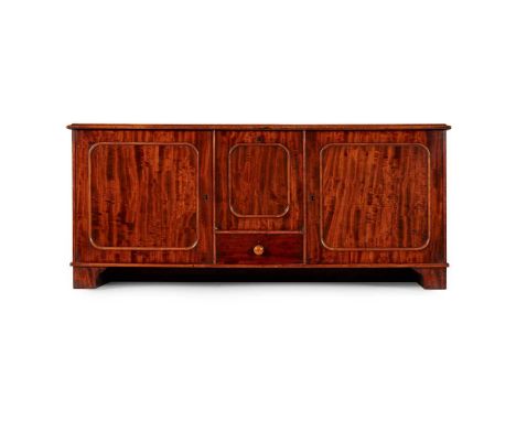 MAHOGANY CAMPAIGN TABLE-TOP SECRETAIRE CABINET, BY WILKINSON &amp; SONS, LONDON MID 19TH CENTURY the moulded rectangular top 