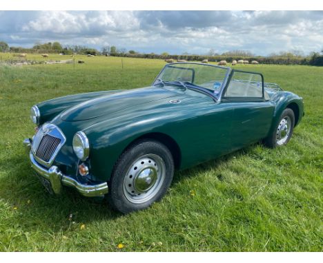 1960 MGA 1600cc SportsReg. no. SFV 452Chassis no. GHN 83323Engine no. 16GA/U/1692Officially launched at the Frankfurt Motor S