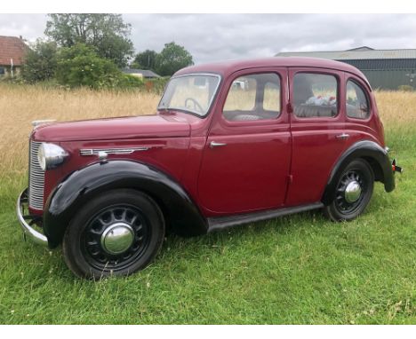 1947 Austin 8 SaloonReg. no. HXR 767Chassis no. 79796Engine no. 1A-106760Austin finally replaced the venerable Seven in 1939,