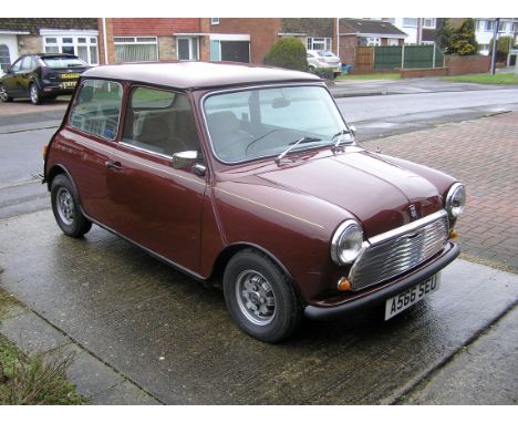 1983 Mini MayfairReg. no. A566 SEUChassis no. SAXXL251N20174683Engine no. 99H997P0139458Introduced in 1959 the iconic Mini ne