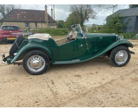 1952 MG TD LHDReg. no. LSL 751Chassis no. TD/22548Engine no. 17359The MG TD was launched in 1950, combining the familiar T-Se