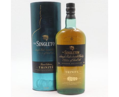 Sleeved bottle of the Singleton Glen Ord whisky reserve collectors trinite, 100cl. UK P&amp;P Group 2 (£20+VAT for the first 