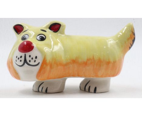Lorna Bailey dog, Doddle, no cracks or chips, L: 14 cm.UK P&amp;P Group 1 (£16+VAT for the first lot and £2+VAT for subsequen