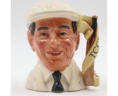Royal Doulton character jug, Dickie Bird 1905/9500 with certificate and box. UK P&amp;P Group 1 (£16+VAT for the first lot an