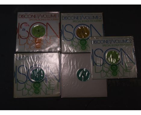 Five Disconet albums. UK P&amp;P Group 2 (£20+VAT for the first lot and £4+VAT for subsequent lots) 