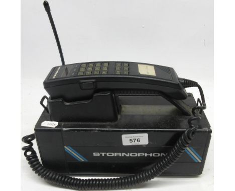 Vintage Stornphone mobile telephone, serial no. 662QNV7712