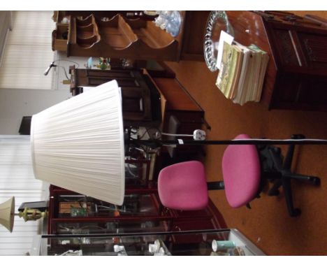 Metal standard lamp