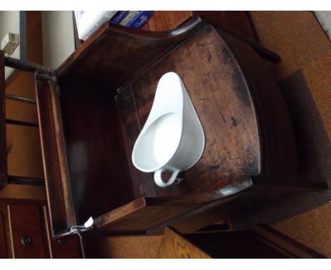 Vintage commode and bed slipper