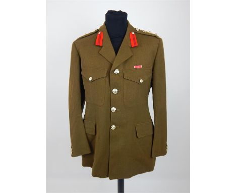 A British Army Colonel style tunic and dress trousers.