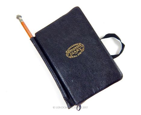 A 1940 diary belonging to Midshipman M. Ball, featuring his work routine of correcting charts and his civilian life, starts i