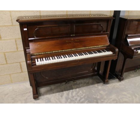 Steinway (c1894) An 85-note upright piano in a rosewood case; together with a stool. IRN:&nbsp;6UUJCK4C